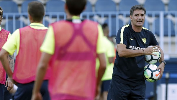 Míchel - Málaga -: "Vamos a intentar jugar bien y ganar mañan"