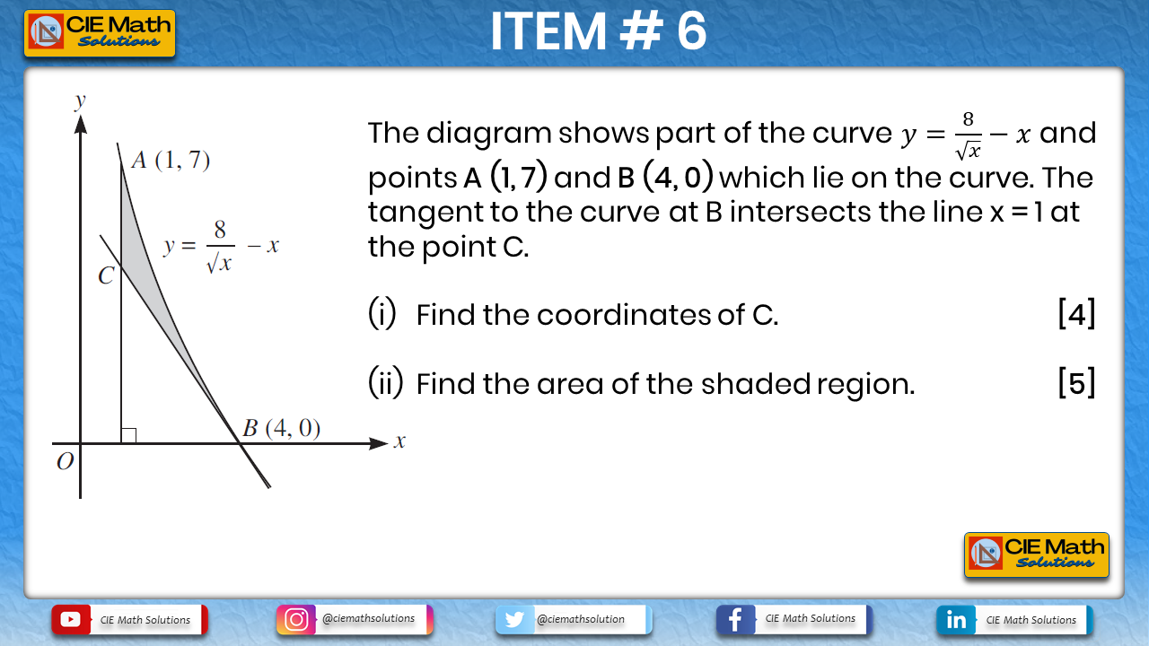 Cambridge AS Level Mathematics 9709 (Pure Mathematics 1) Past Paper