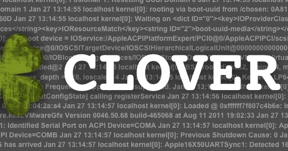 How to set extra boot flags/options/arguments for Clover bootloader