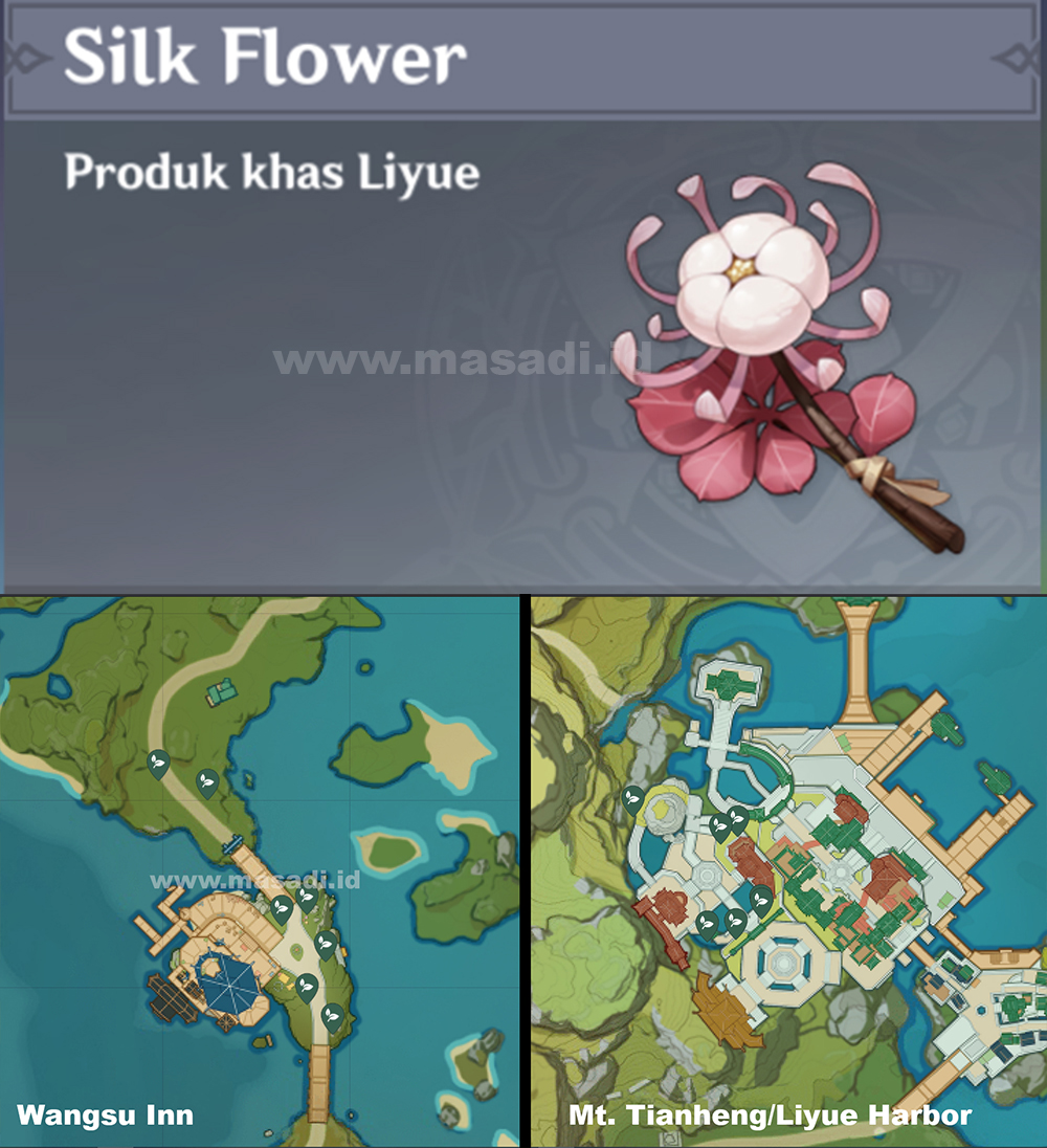 8 Item Khas Liyue dan Lokasinya di Genshin Impact MASADI.ID