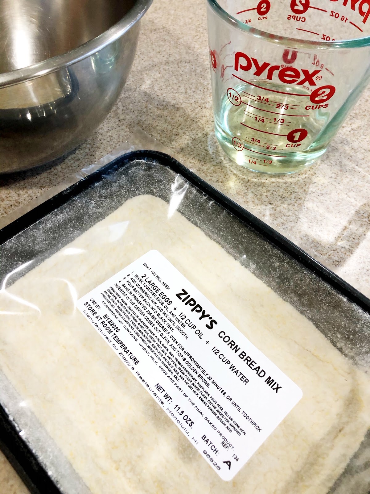 Hawaii Mom Blog Zippy's Essentials Cornbread Mix and Bake at Home