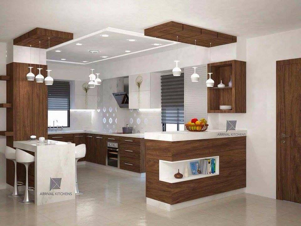 Modern Wood Kitchen Cabinets Decor Units