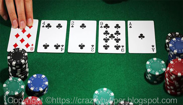 Anatomi Tangan Poker Online - Sepuluh Klub-9 Hati