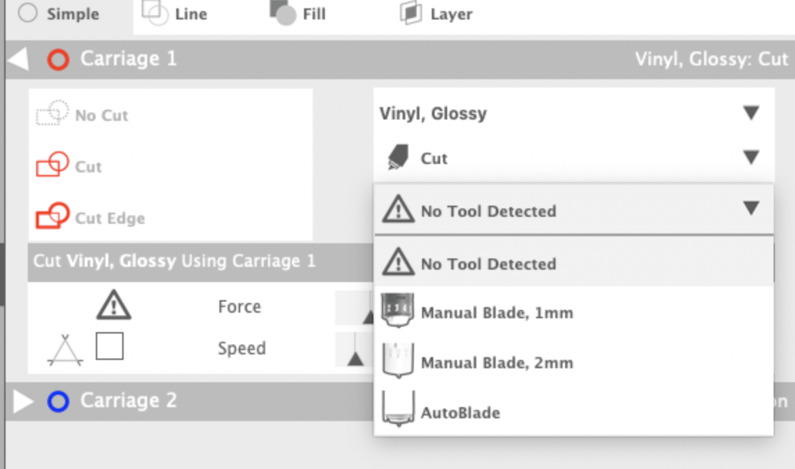 Silhouette Blade Name Changes in the Send Panel (V4.4) Silhouette School