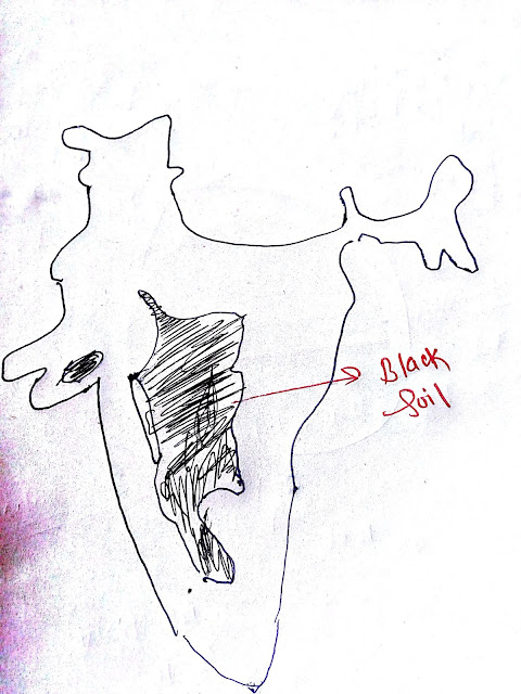 Black soils distributions in India