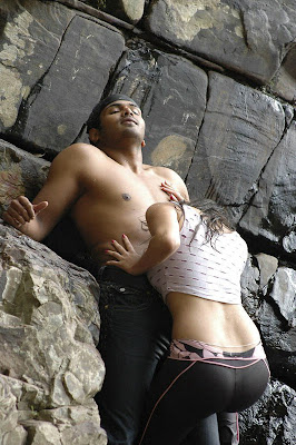 Indian actress Sneha Ullals wet pants get sticked to her body and expose hot thighs and sexy back
