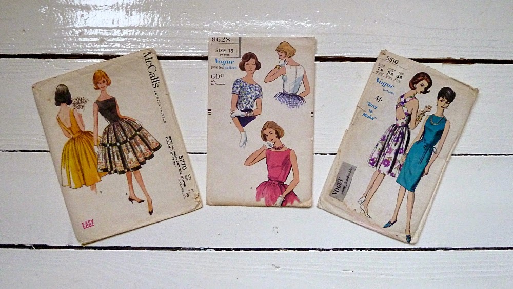 Inside My Vintage Pattern Stash - #vintagepledge - A Stitching Odyssey