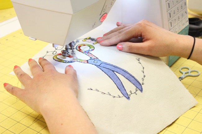 Freestyle Machine Embroidery class in London - Tilly and the Buttons