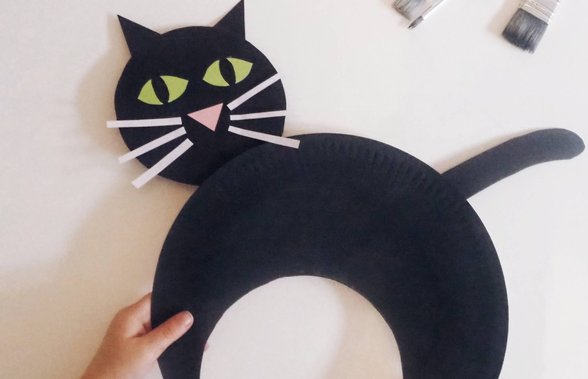 Paper Plate Cat Craft - Super Simple