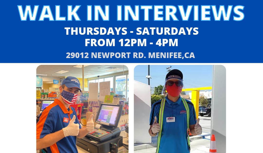 Andy's Xpress Wash, AM/PM conduct walkin interviews Menifee 24/7