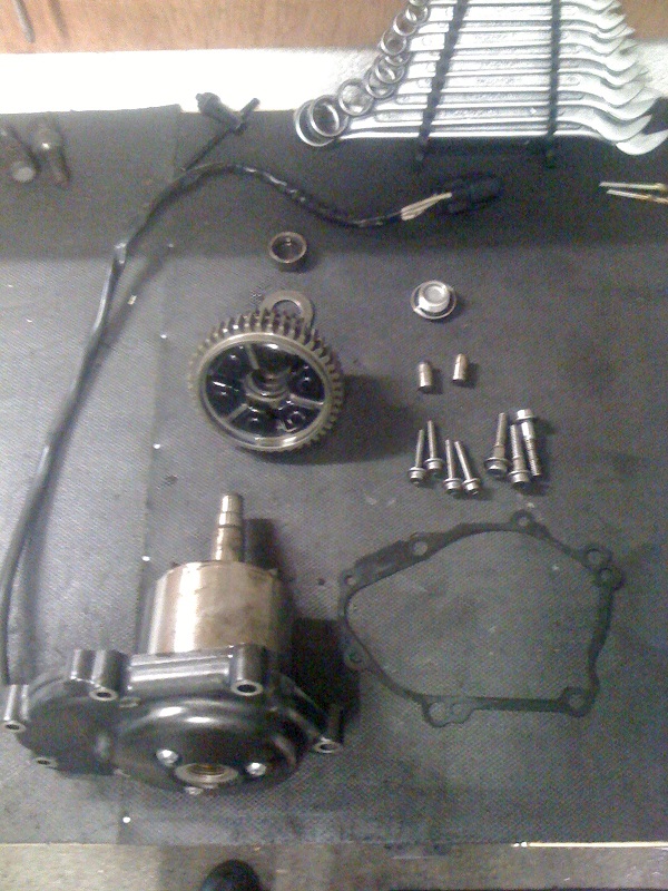 Demontage alternateur