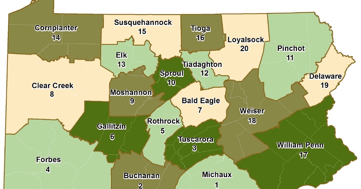 PA Environment Digest Blog: Updated Schedule Of DCNR State Forest