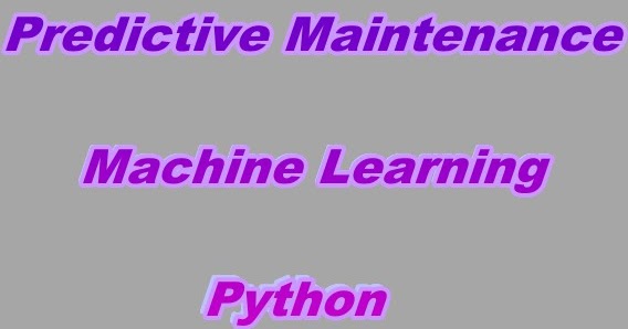 predictive maintenance using python