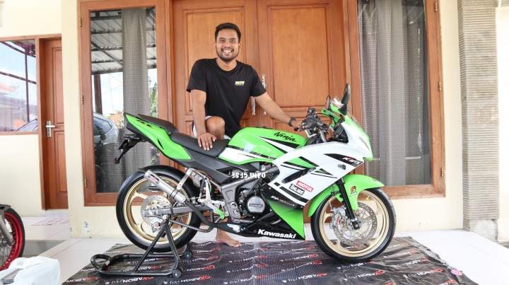 Pakai Velg Galespeed New Ninja 150RR Modifikasi Tembus 150 jt an