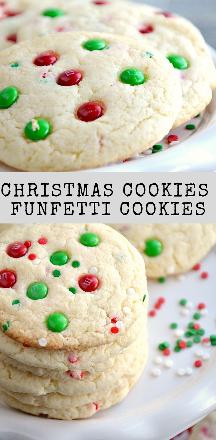 Christmas Cookies Funfetti Cookies ALL RECIPES