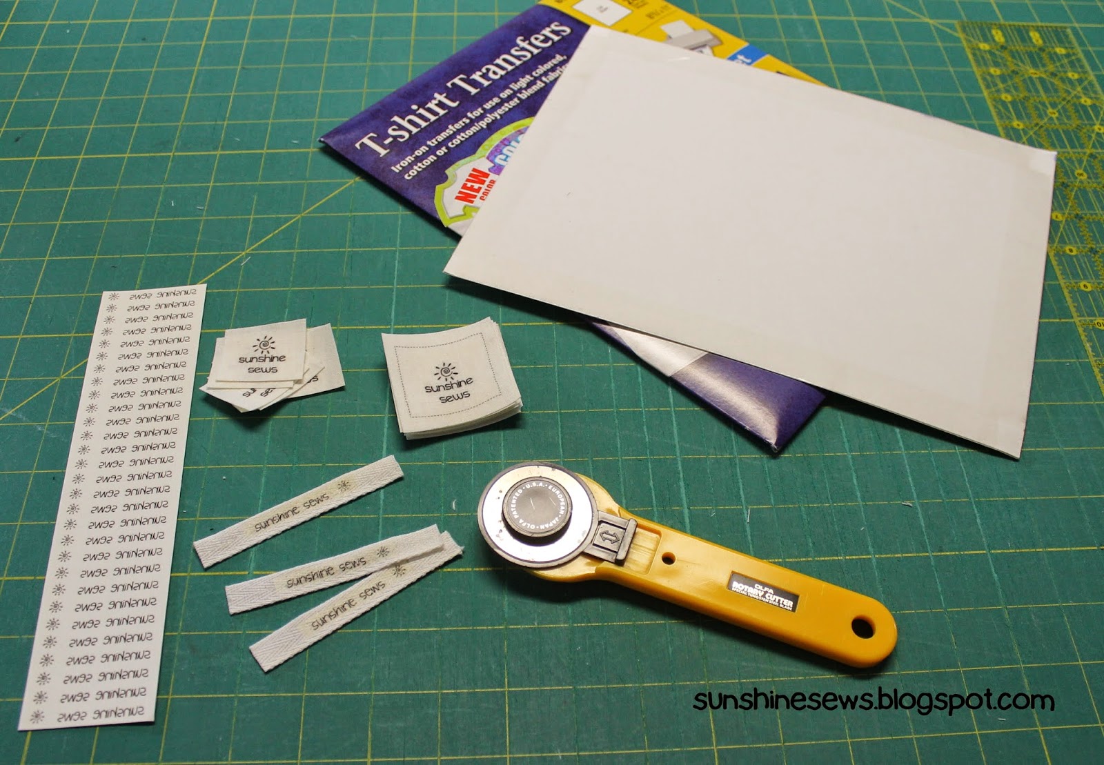 SunShine Sews... Making Fabric Labels