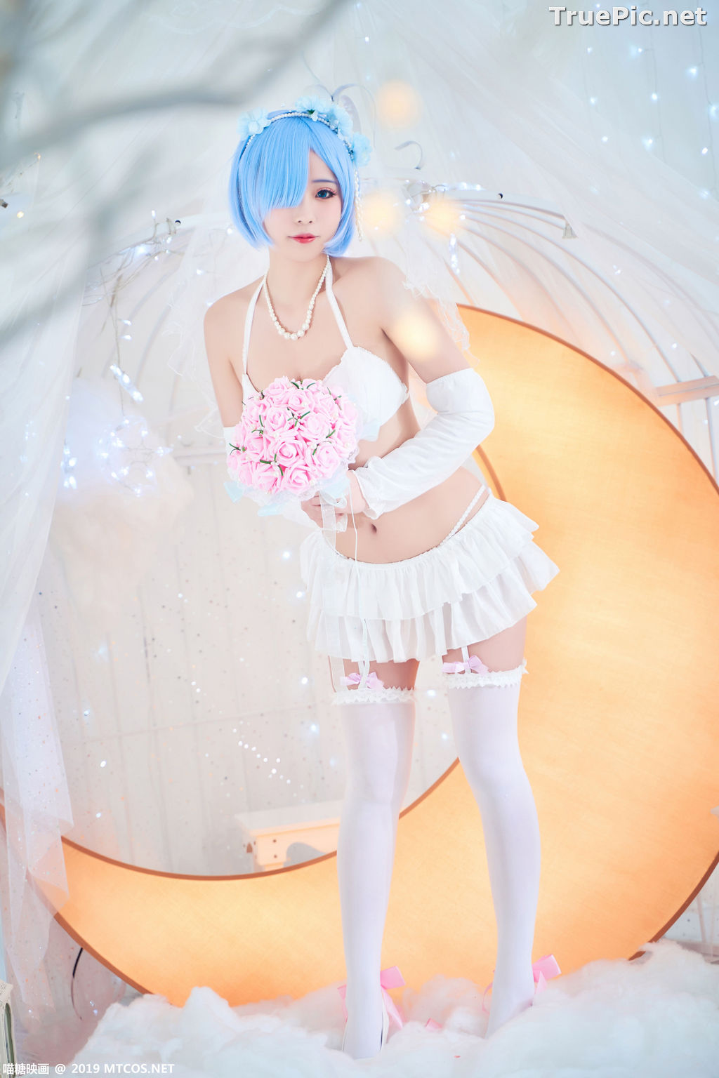 Image [MTCos] 喵糖映画 Vol.043 – Chinese Cute Model – Sexy Rem Cosplay - TruePic.net - Picture-6