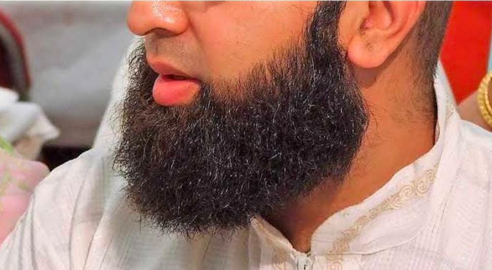 BEARED GROWTH IN ONE MONTH// HOME REMEDY // DIET // LIVE WAZIFA.