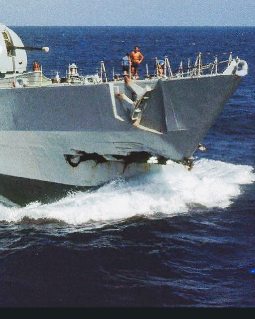 Naval News and Photos with David Arkwright HMS Ambuscade and USS Dale.