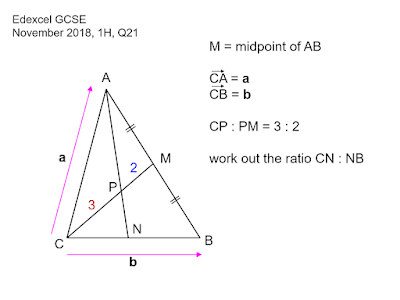 MEDIAN Don Steward mathematics teaching: harder GCSE vector questions