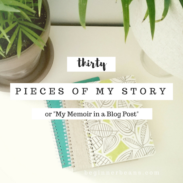 My Memoir in a Blog Post - 30 Pieces of My Story