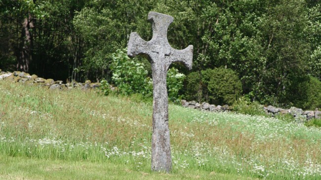 Norwegian stone cross