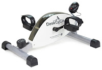 DeskCycle Desk Exercise Bike Pedal Exerciser, with 39 lb flywheel and smooth magnetic resistance system for quiet operation