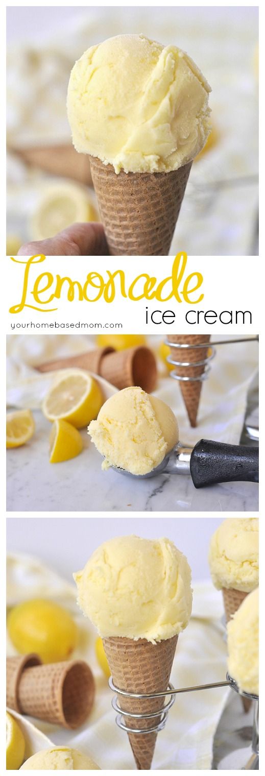 Lemonade Ice Cream OMG FOOD