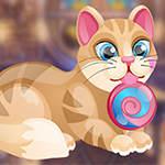 Play Games4King -  G4K Lovely Benevolent Cat Escape Game