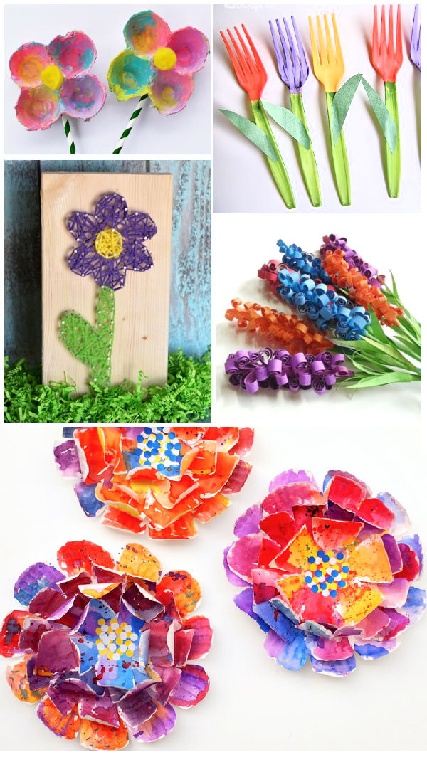 40+ Flower crafts and activities for kids #flowers #flowercraftsforkids #floweractivitiespreschool #flowercrafts #growingajeweledrose