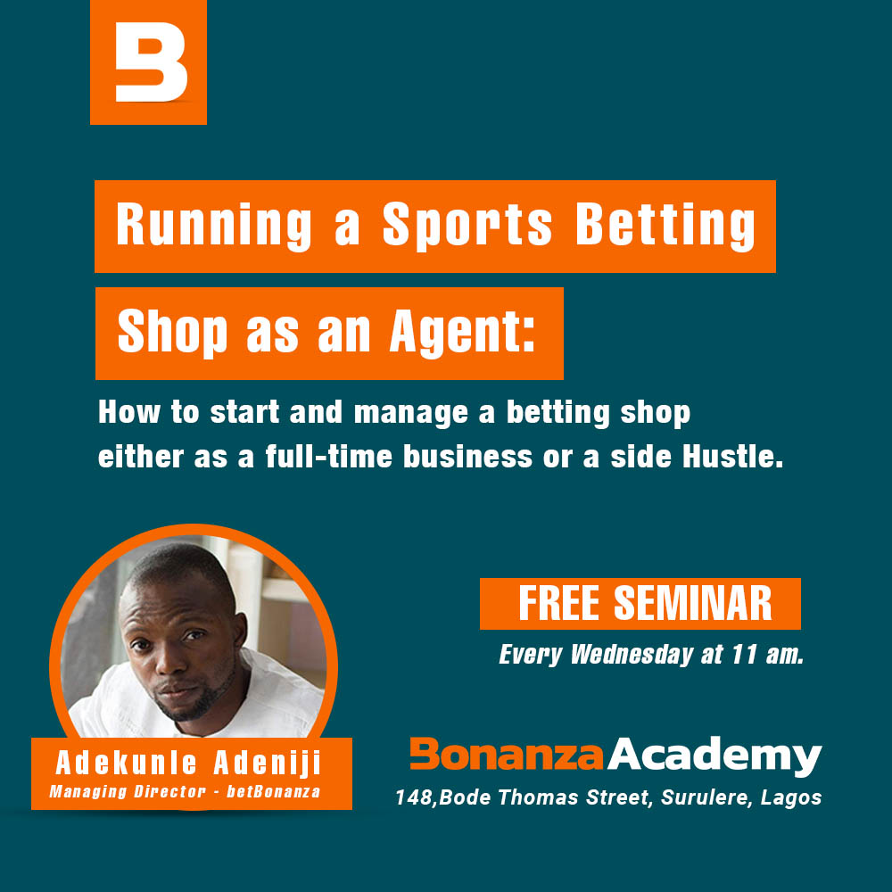 Running a sport betting business as an agent