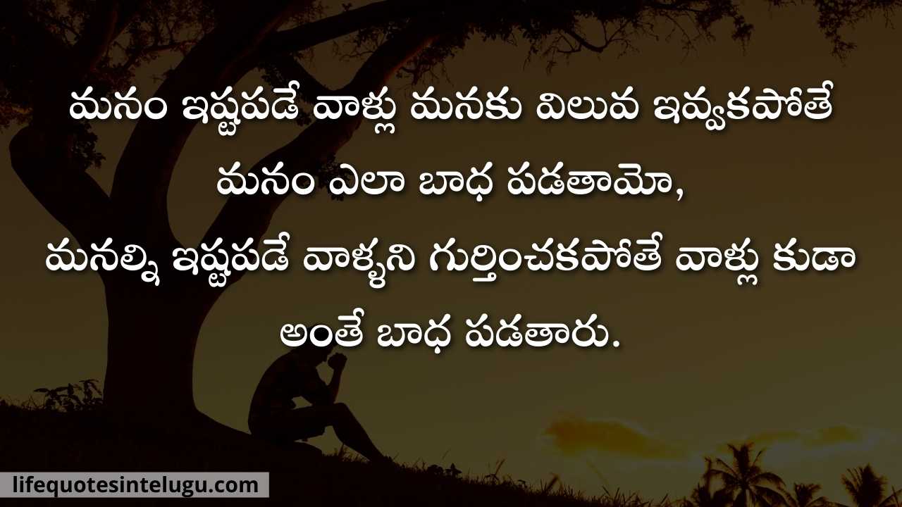 Value Quotes In Telugu