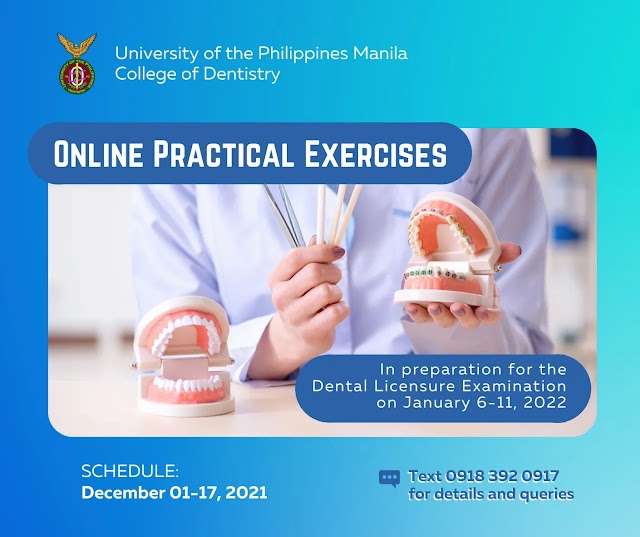 UPCD ONLINE PRACTICAL EXERCISES (for the Licensure Examinations)