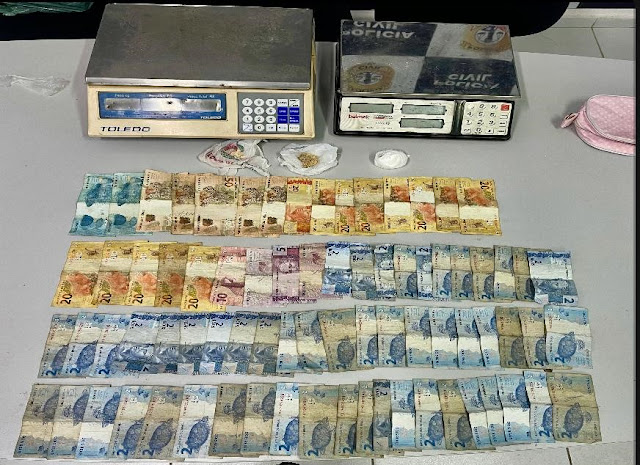 Mulher é presa em flagrante por tráfico, em São Luís