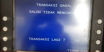 Arti Keterangan Saldo Tidak Mencukupi Di ATM BRI Padahal Saldo Masih Ada -  Portalilmu.Com