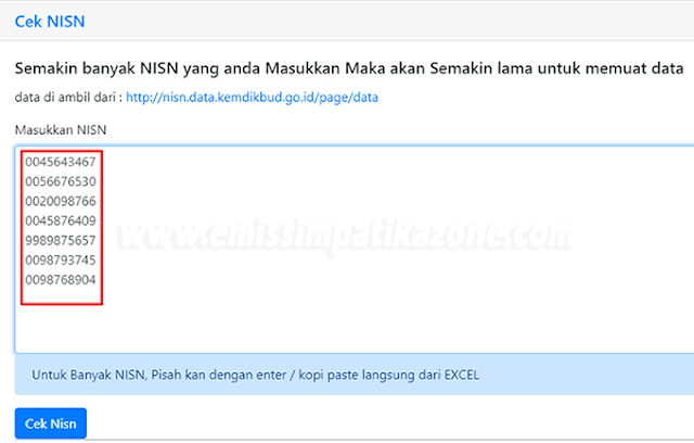 Cara Cek NISN Tanpa Nama Ibu Kandung