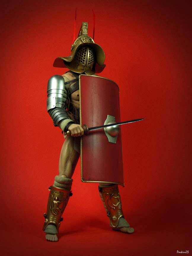 RED6: ACI Roman Gladiator Murmillo Flamma