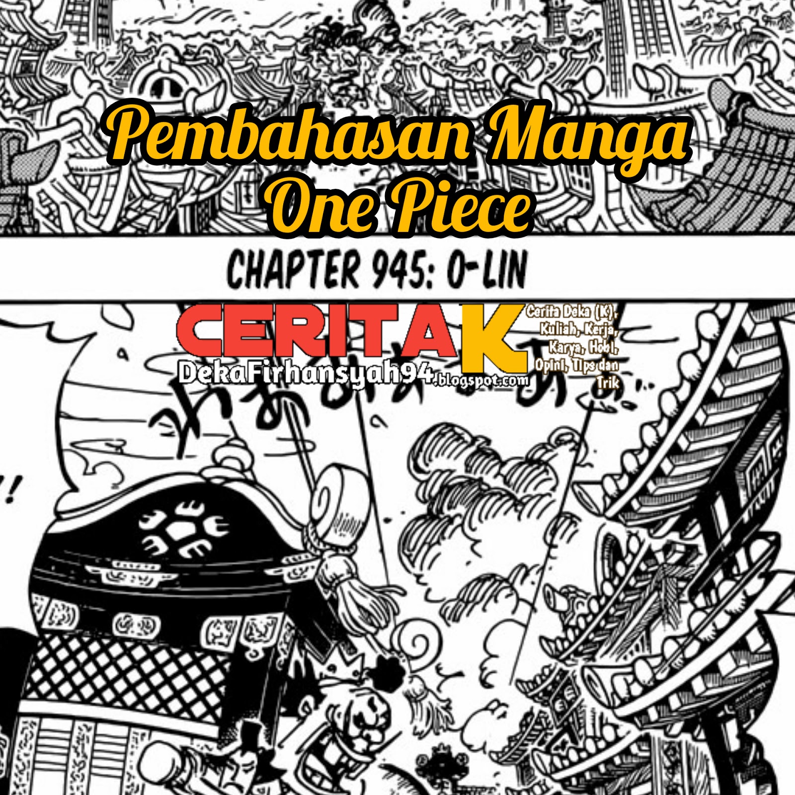 Pembahasan Manga One Piece Chapter 945 Ceritak Cerita Deka K