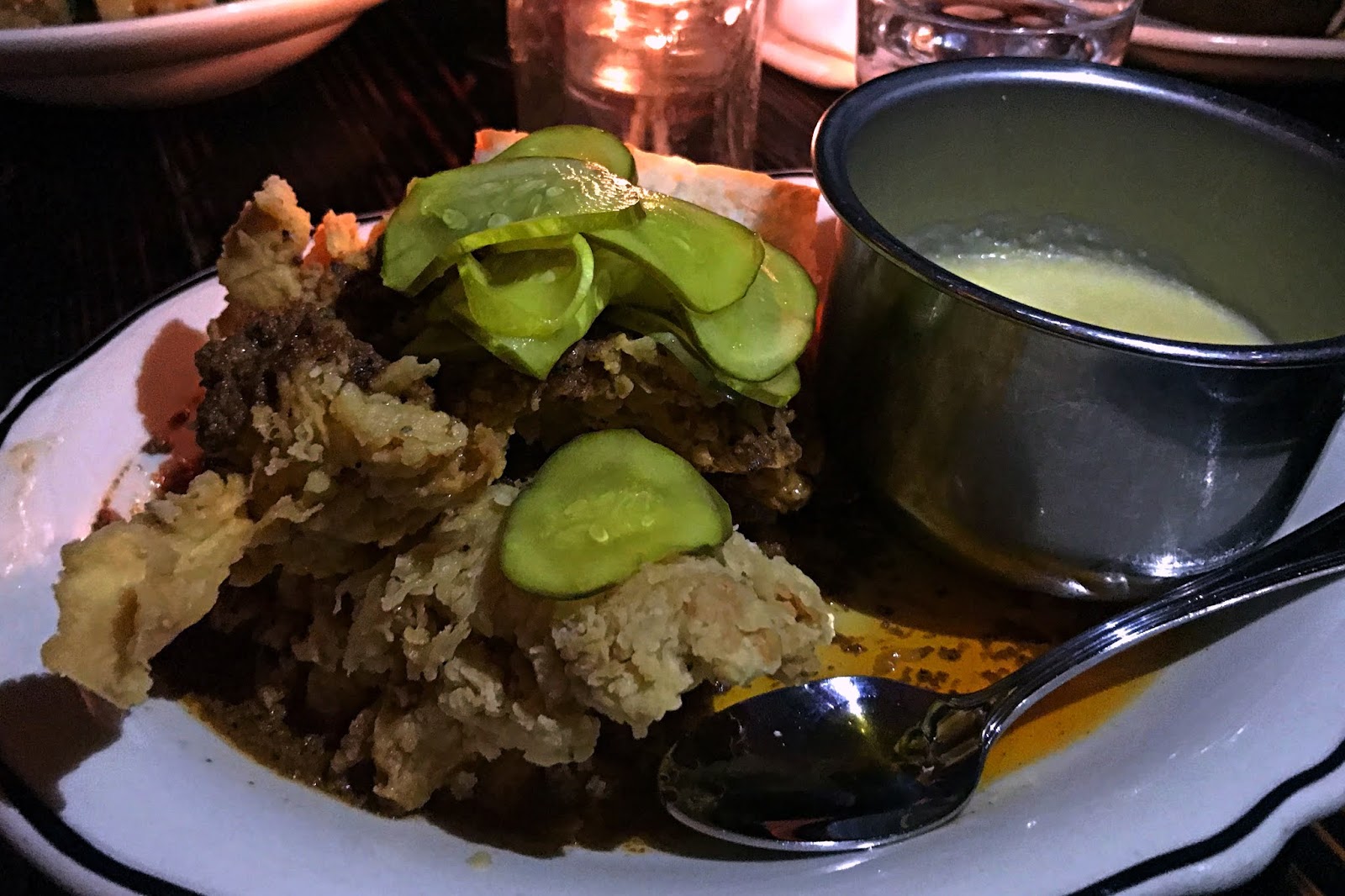 [NYC UWS] Jacob's Pickles Dinner with Chicken and Biscuits