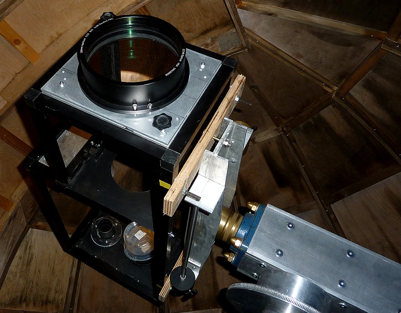 Fullerscopes Telescope Mountings Folded refractor Optical collimation.