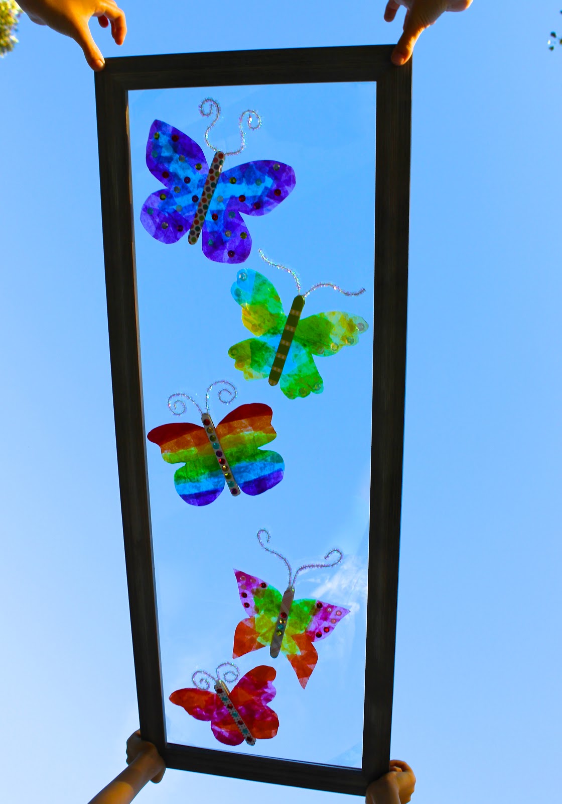 SmartBottom Enterprises StainedGlass Butterfly Craft Kit