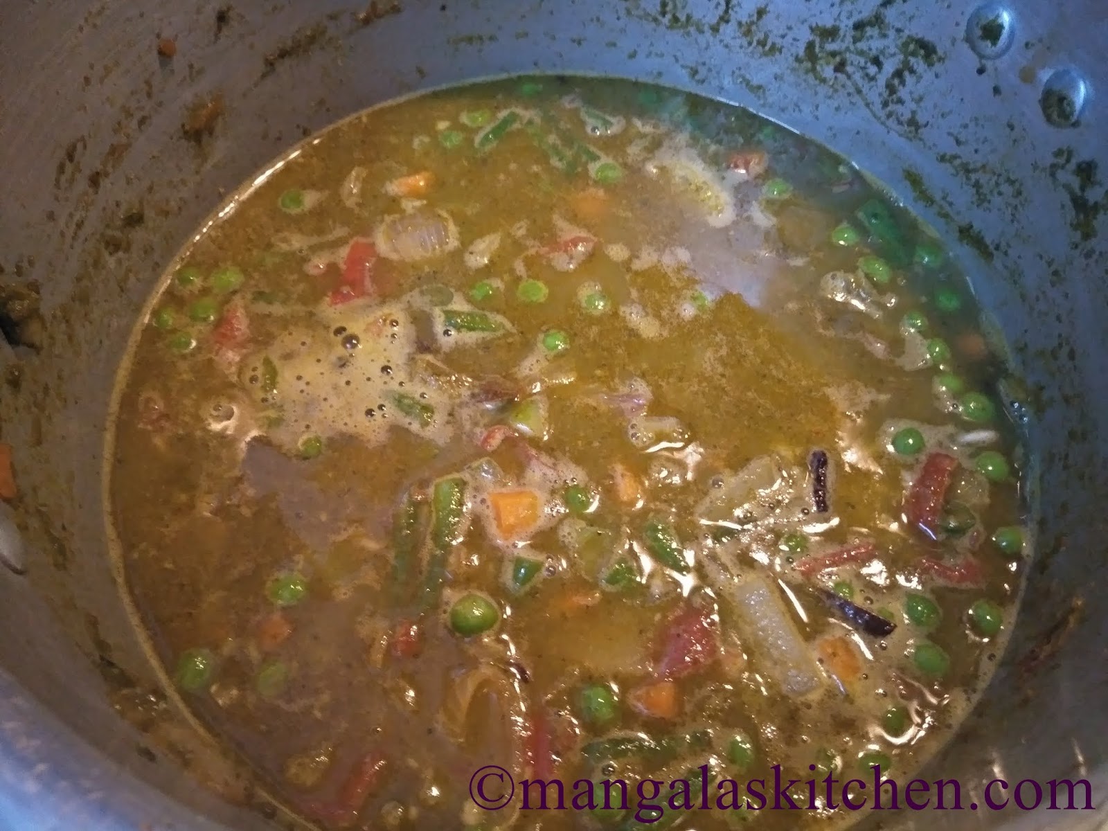 Pudina Vegetable Pulao Mint Coriander leaves Pulao Pudina Rice