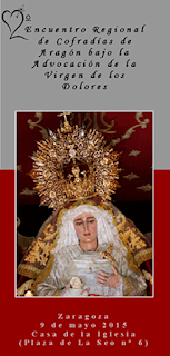 Cartel del II Encuentro Regional de Cofradías bajo la advocación de la Virgen de los Dolores