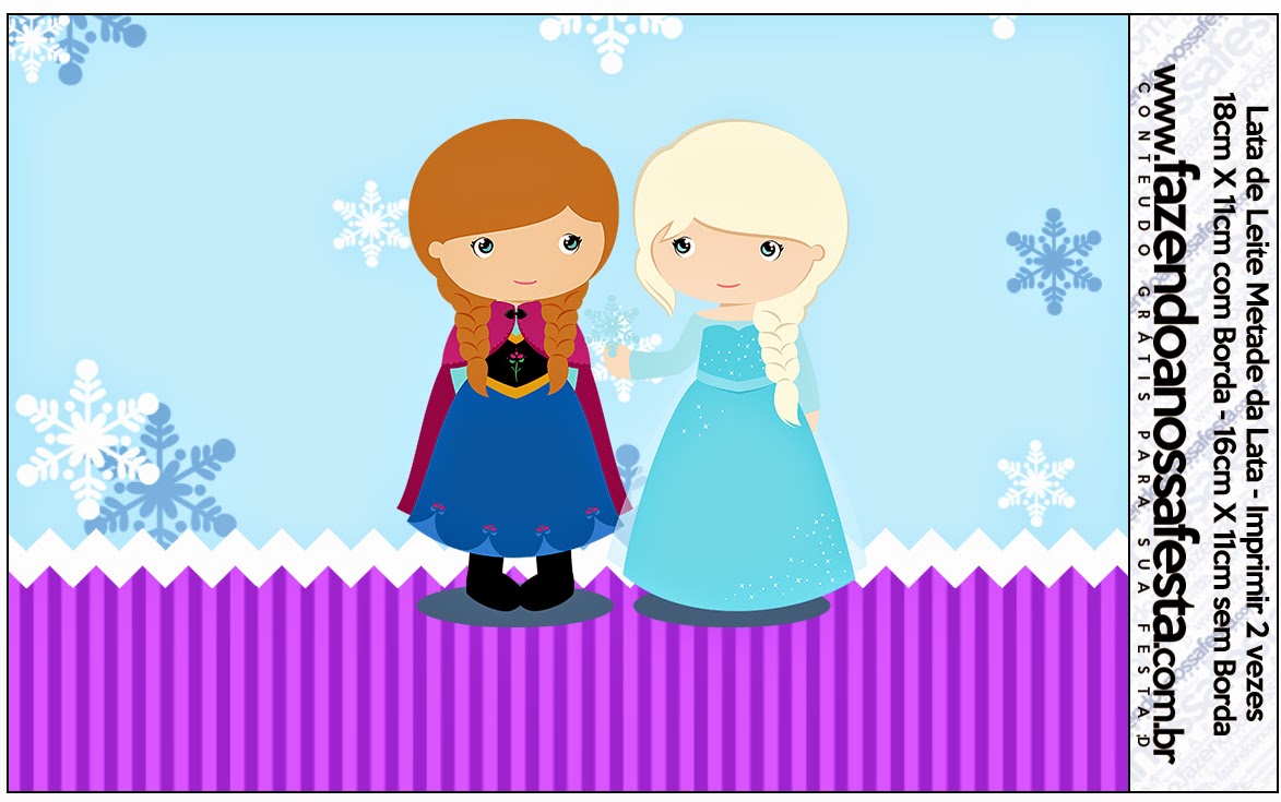 Frozen Niñas en Navidad: Etiquetas Candy Bar para Imprimir Gratis. Etiquetas de Frozen Niñas en Navidad para imprimir gratis.