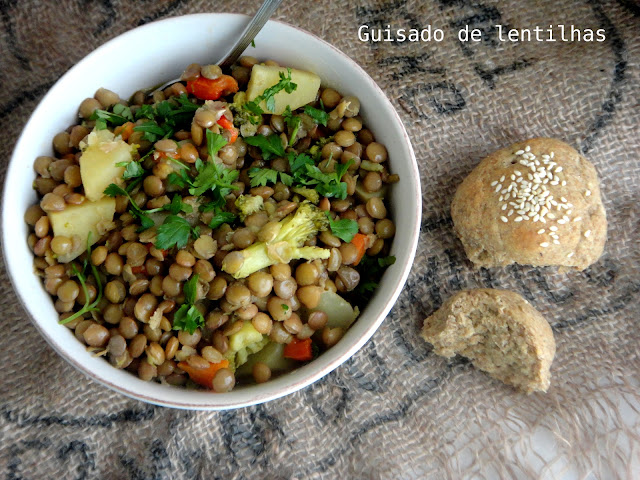 Guisado De Lentilhas E Batatas
