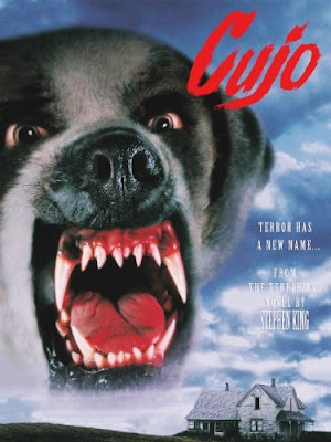 Cujo filmes de terror, dicas de filmes, filmes de suspense, filmes de cachorros, cujo, resident evil, um lobisomem americano em londres, o enigma de outro mundo, dog soldiers