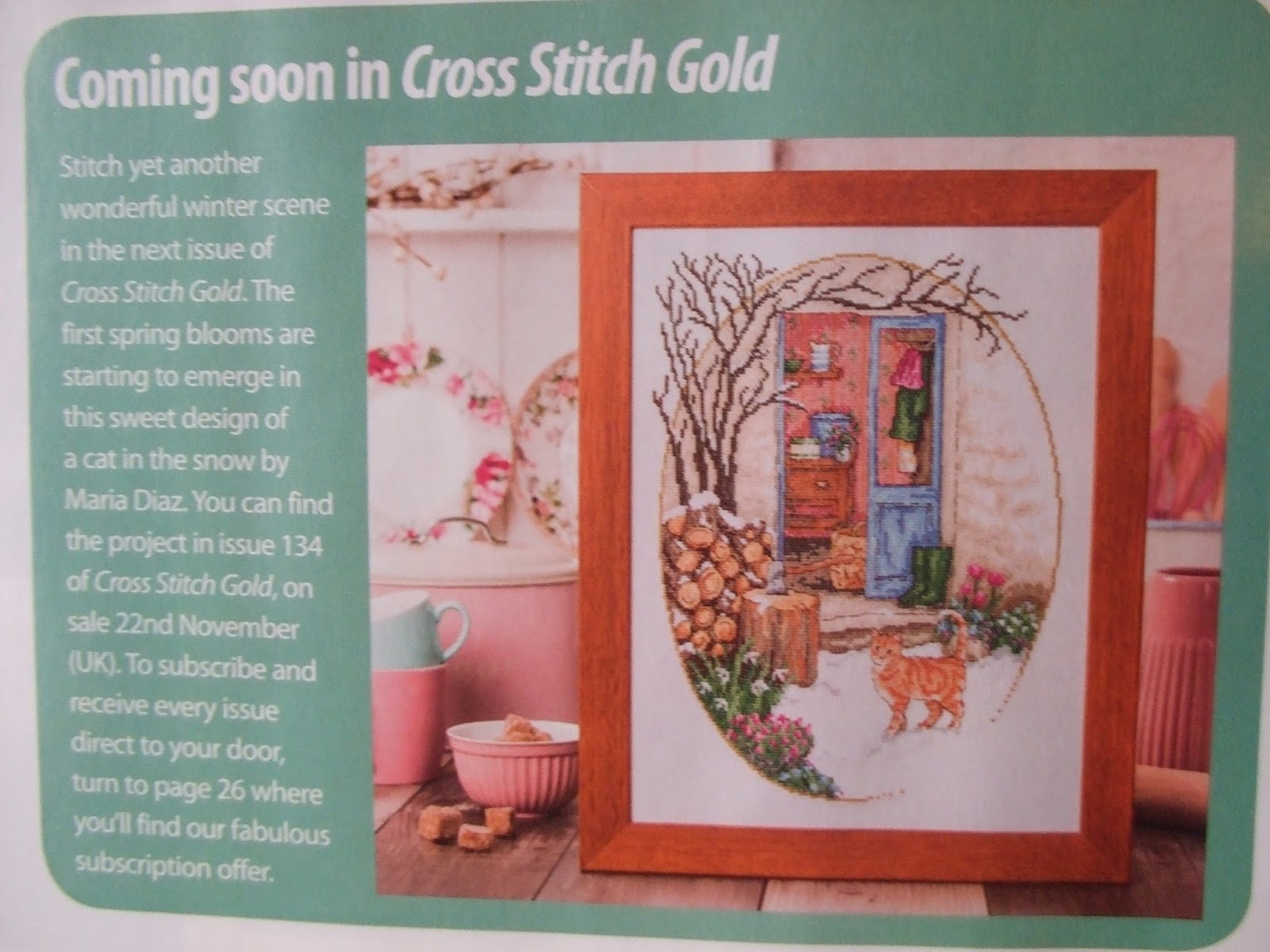 Cross Stitch A to Z carol singers Cross Stitch Gold 133