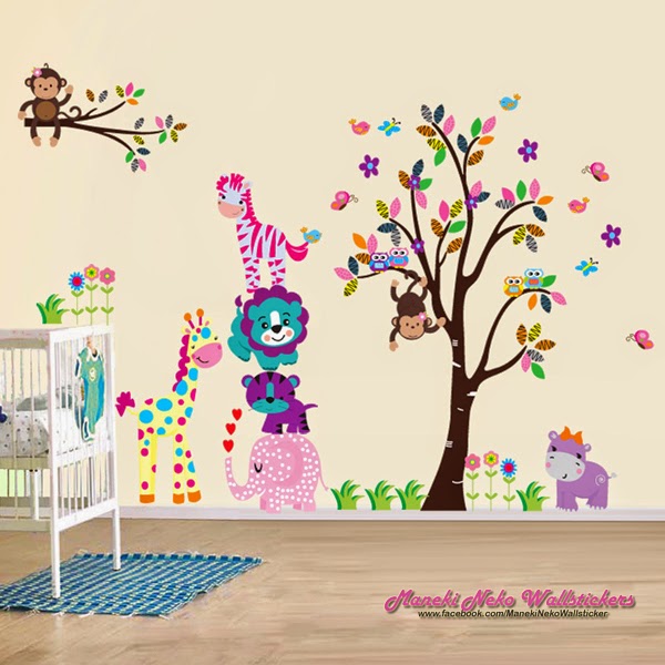 maneki neko wallstickers