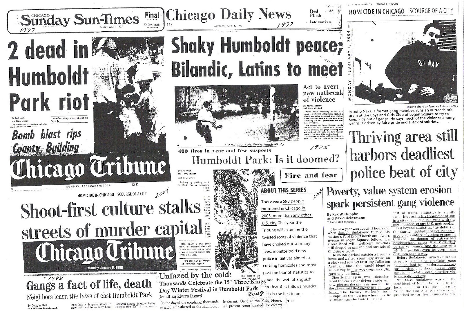 Wayne Allen Sallee FIFTY YEARS SINCE THE HUMBOLDT PARK RIOTS THE