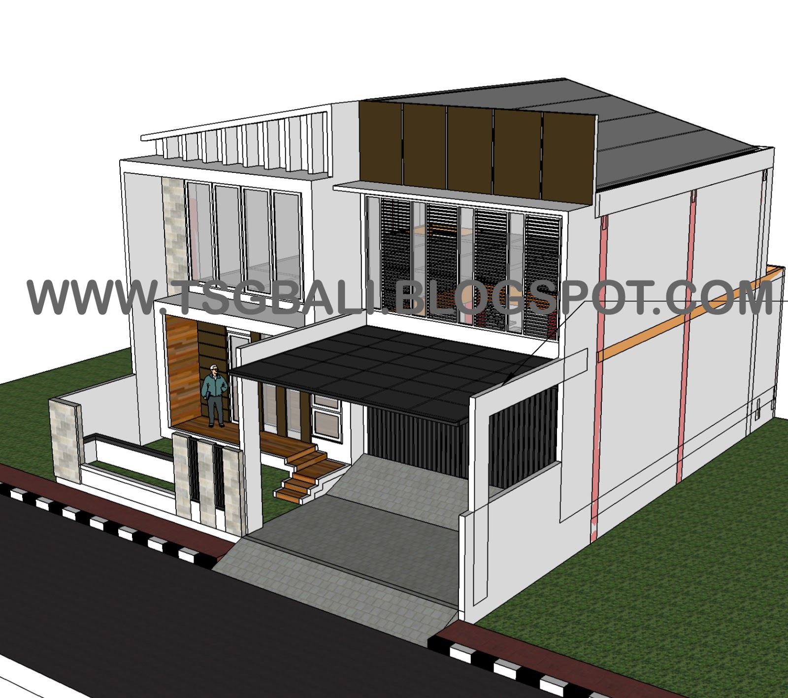 Contoh Desain Gudang Rumah Tinggal
